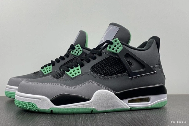 4 505 Retro BestValue 308497-033  Green Jordan Glow 0813